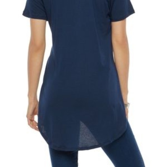 CASUAL DOLLZ Blue Basic Top T-shirt Comfy … - Picture 4 of 4